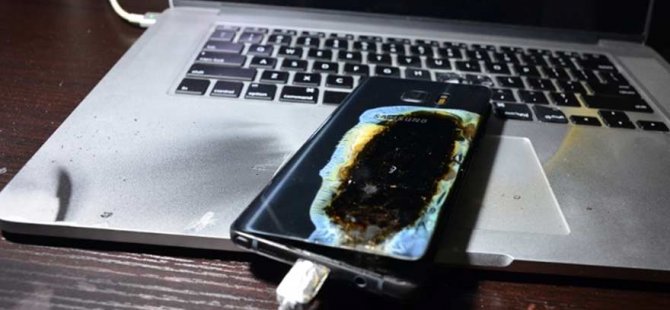 Dikkat Samsung Note  7 ler Mısır  Gibi Patlamaya Başladı