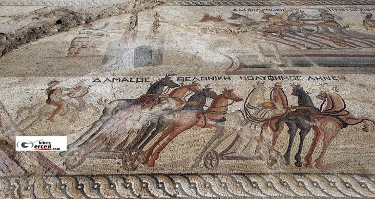 1700 Yıllık Devasa Bir At Arabası Yarışı Mozaiği; ”KIBRIS’TA” Bulundu!