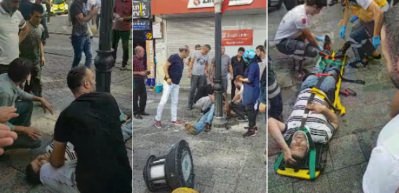 Yürürken başına sokak lambası düştü Yürürken başına sokak lambası düştü