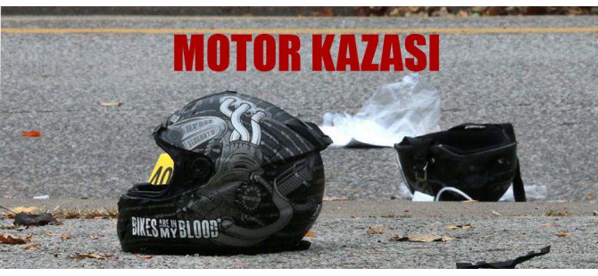 Girne’de korkutan motor kazası