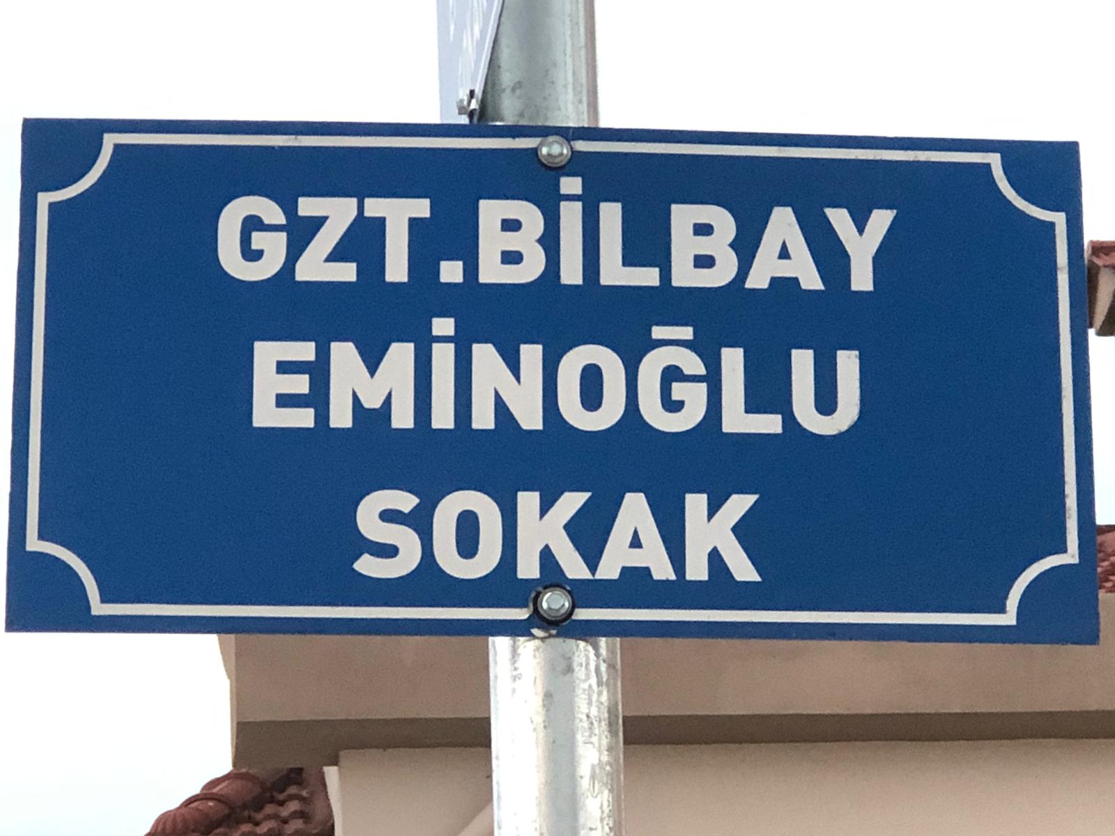 Merhum gazeteci Bilbay Eminoğlu’nun adı Hamitköy’de bir sokağa verildi