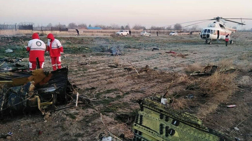 İran’da Ukrayna Havayolları’na ait yolcu uçağı düştü: 176 kişi hayatını kaybetti