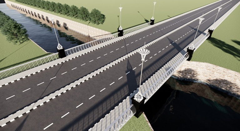 Gönyeli Belediyesi Özker Özgür Caddesi’nde yeni köprü yapımı için çalışmalara başladı