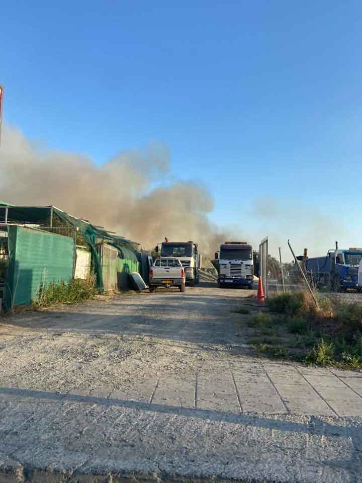 Hala Sultan, Tuzgölü yakınlarında korkutan yangın