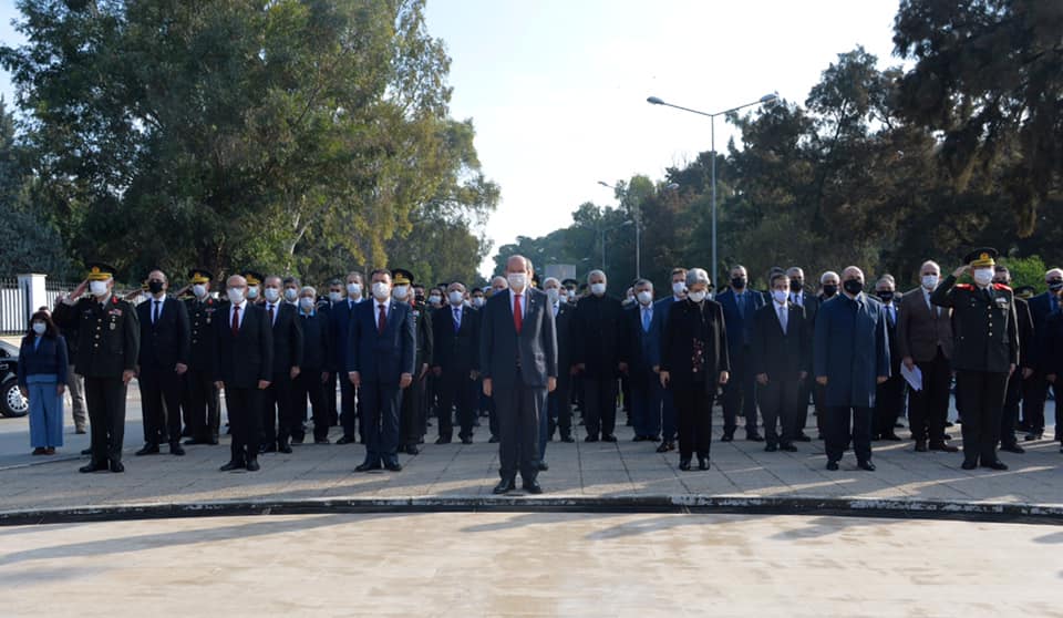 Cumhurbaşkanı Tatar 21 Aralık Şehitler Haftası Dolayısı İle Şehitler Abidesinde Düzenlenen Törene Katıldı