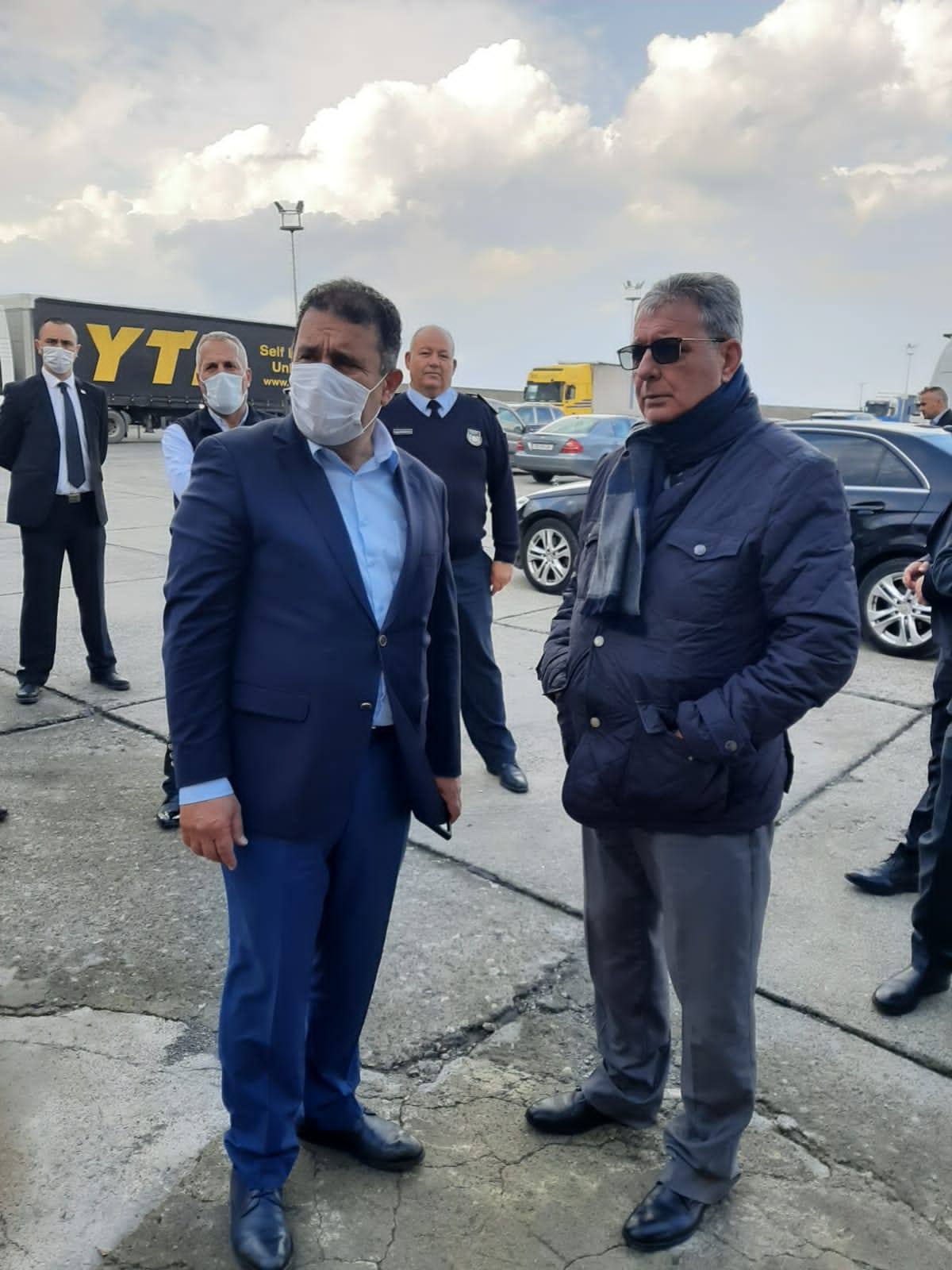 Başbakan Ersan Saner Ve Kutlu Evren Girne Limanı’nda İncelemelerde Bulundu