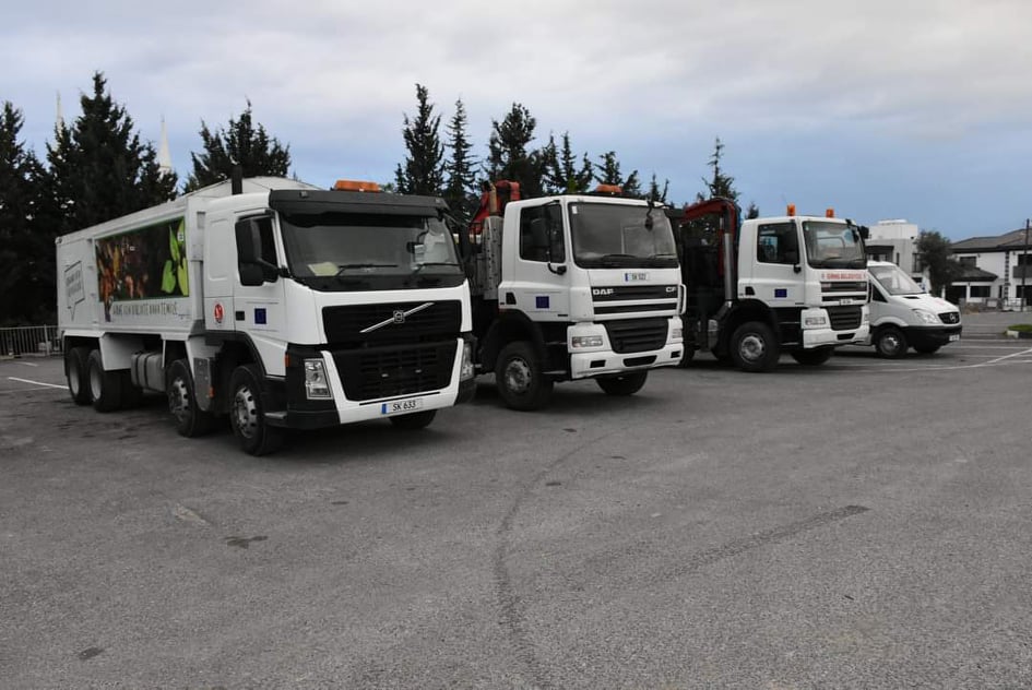 Girne Belediyesi Araç Filosuna Yeni Araçlar Ekledi