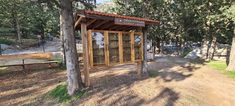 KKTC’nin İlk Orman Kütüphanesi Açılıyor