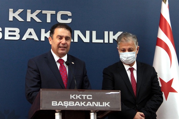 Başbakan Ersan Saner Ülkeye Gelen Covid-19 Aşısıyla İlgili Açıklama Yaptı