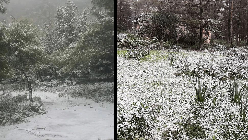 Dağlık Kesimlerde Karla Karışık Yağmur Ve Kar Yağışı Gerçekleşti