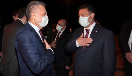 Türkiye Cumhurbaşkanı Yardımcısı Fuat Oktay’dan Başbakan Ersan Saner’e Geçmiş Olsun Telefonu