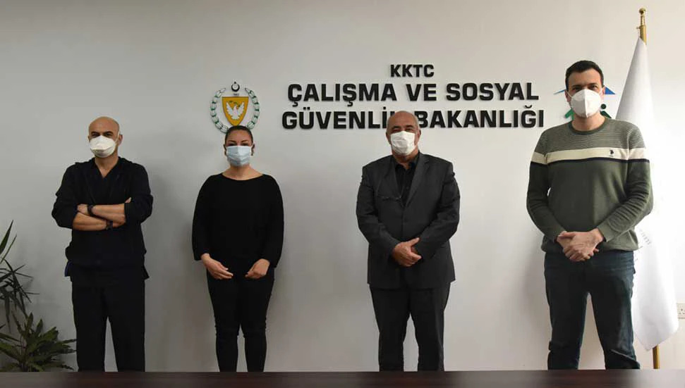 Çalışma ve Sosyal Güvenlik Bakanı Koral Çağman, TIP-İŞ Temsilcileri İle Görüştü