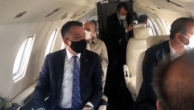Şırnak’a Giden Tarım ve Orman Bakanı Pakdemirli’nin Uçağı Arızalandı Malatya’ya Acil İniş Yapıldı