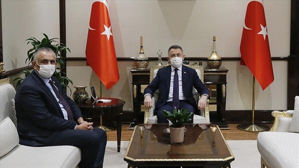 Tarım ve Doğal Kaynaklar Bakanı Nazım Çavuşoğlu, Türkiye Cumhurbaşkanı Yardımcısı Fuat Oktay İle Biraraya Geldi
