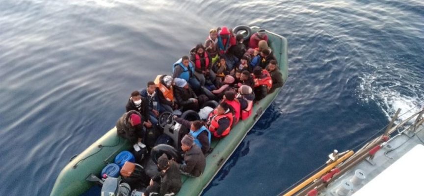 Akdeniz’de 117 düzensiz göçmen kurtarıldı