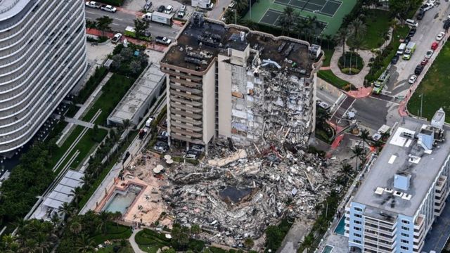 Miami’de 12 katlı bina kısmen çöktü: 1 ölü, 8 yaralı, 51 kayıp