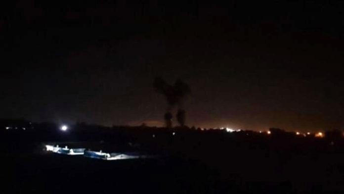 İsrail hava saldırısı düzenledi.