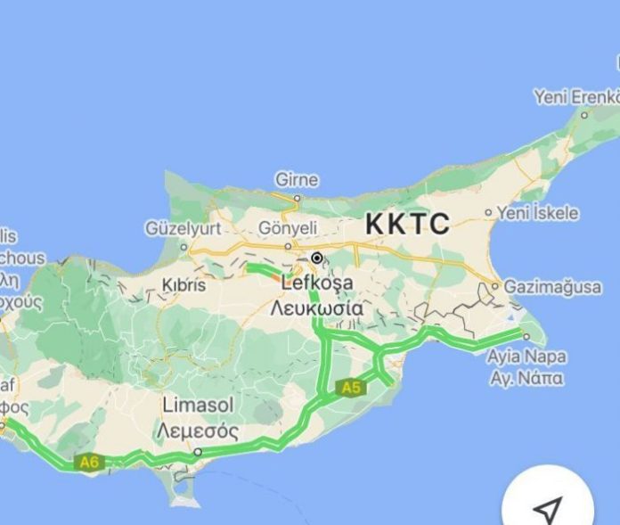 Google Maps’den Kıbrıs yerine “KKTC” vurgusu