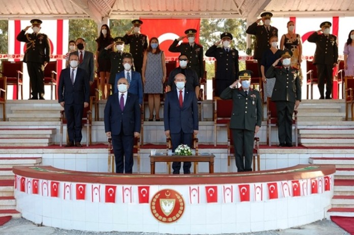 Cumhurbaşkanı Tatar 4. Piyade Alay Komutanlığı Sancak Devir Teslim Törenine Katıldı