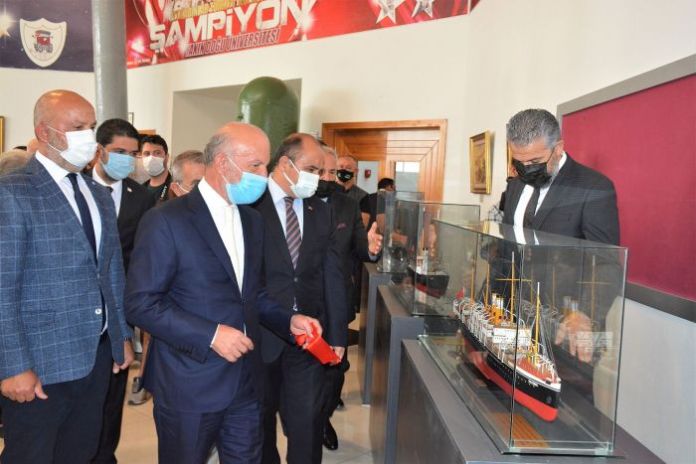 Çanakkale Deniz Savaşı Gemileri Koleksiyon Sergisi, Türkiye Lefkoşa Büyükelçisi Ali Murat Başçeri’nin katılımıyla açıldı