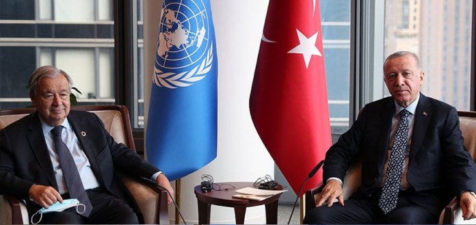 TC Cumhurbaşkanı Erdoğan, BM Genel Sekreteri Guterres’i kabul etti