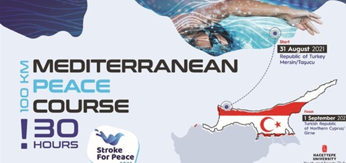 “Barış İçin Kulaç At” yüzme etkinliğinde plaket töreni bugün 17.30’da Girne Limanı’nda