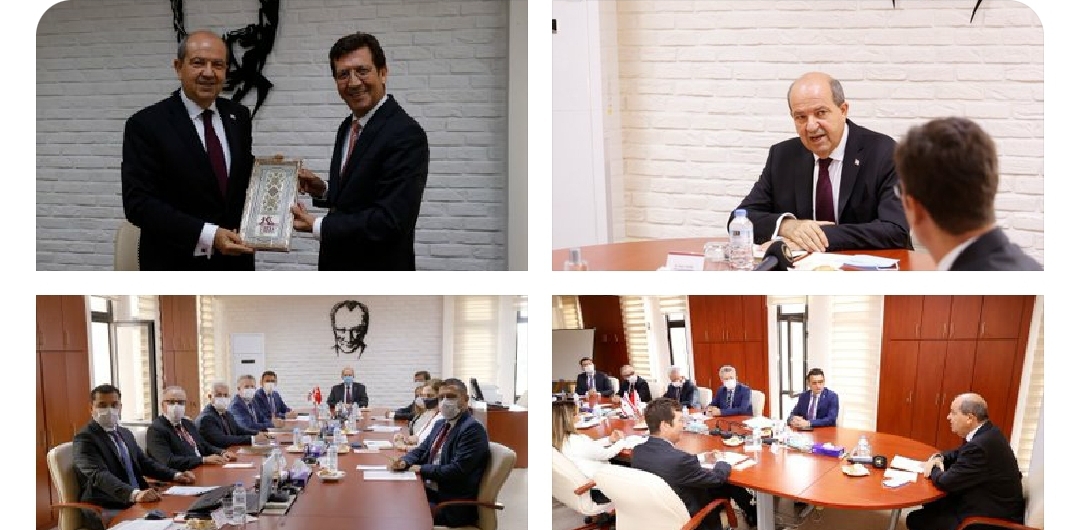 Cumhurbaşkanı Tatar Merkez Bankası’nı ziyaret etti