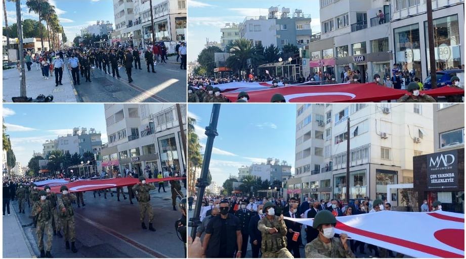 Lefkoşa’da Cumhuriyet yürüyüşü ve bando konseri – BRTK