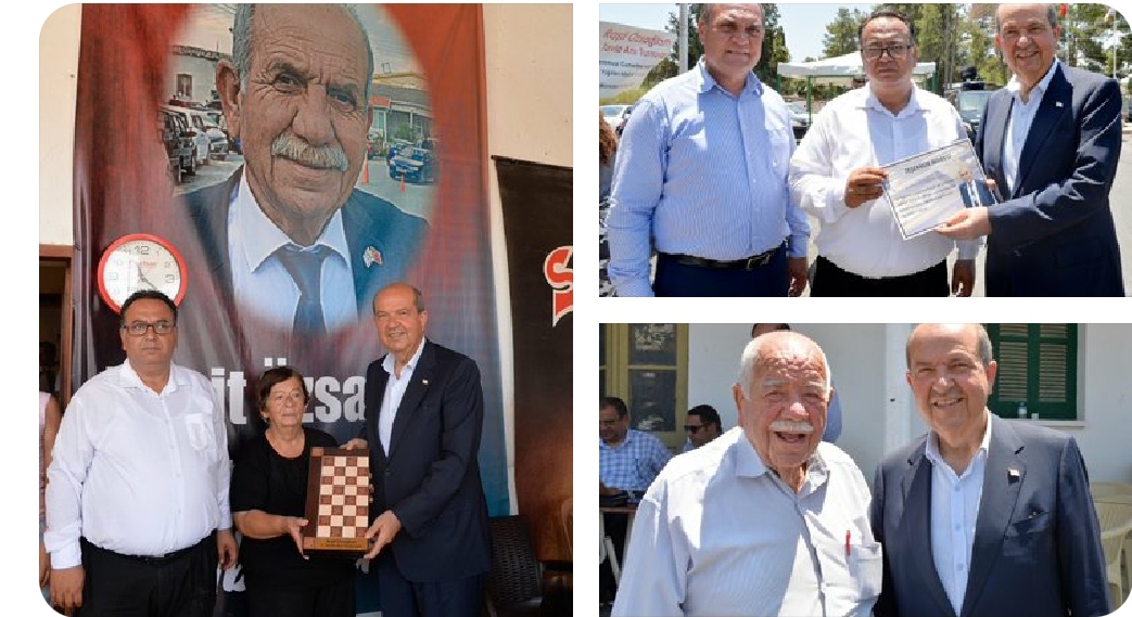 Cumhurbaşkanı Tatar, 1.Raşit Özsağlam Tavla Turnuvası’na katıldı