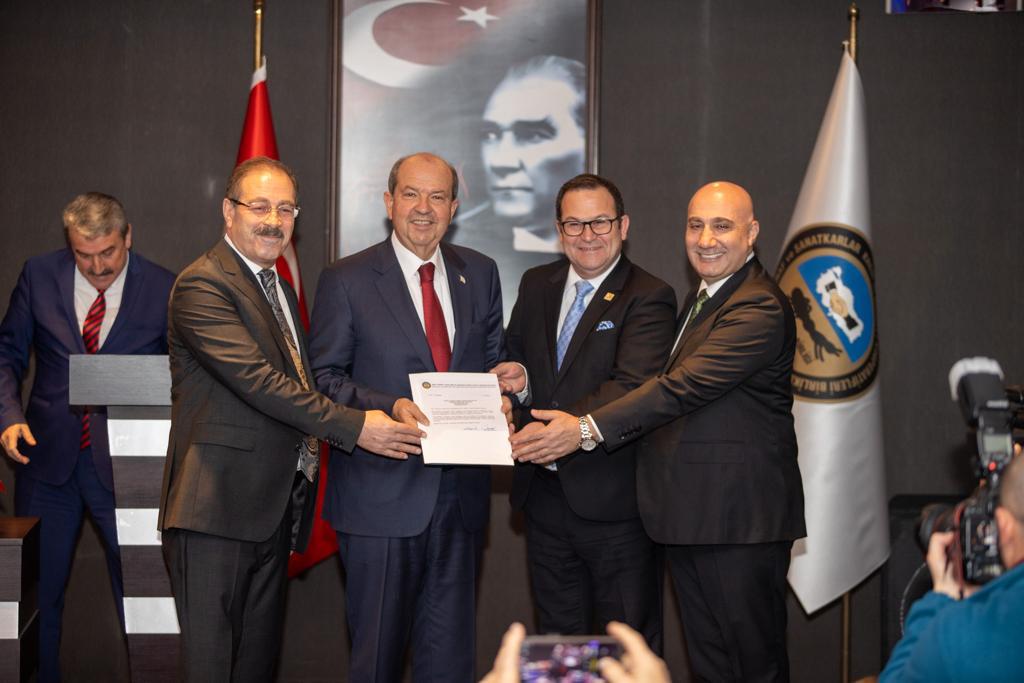 Kuzey Kıbrıs Esnaf Kooperatifi, TESKOMB Esnaf Kooperatifleri Birliği ortak üyeliğine kabul edildi
