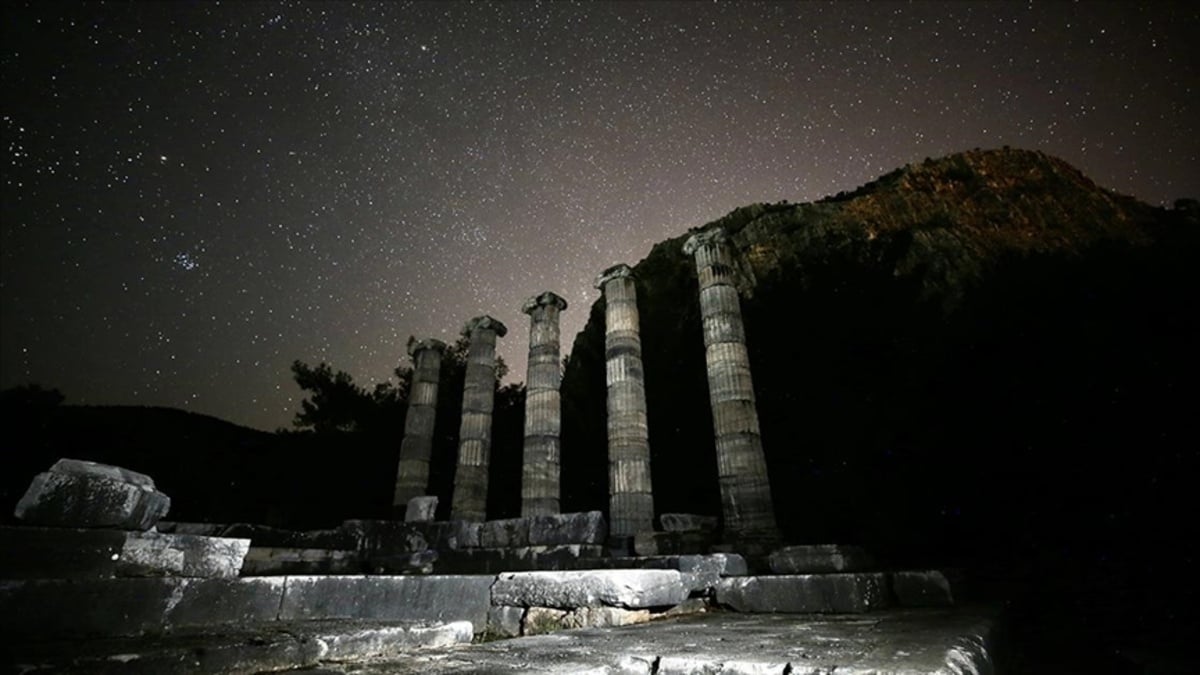Aydın’daki Priene Antik Kenti fotoğrafçıların uğrak yeri oldu