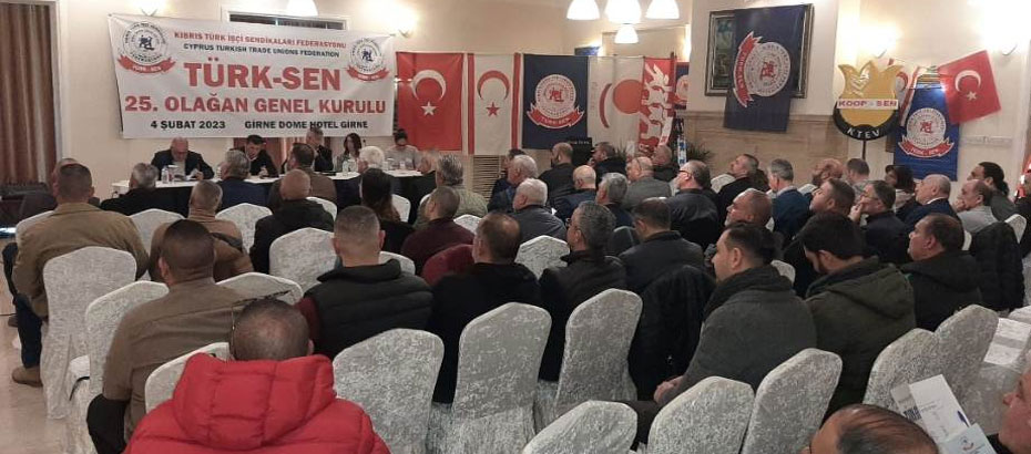 Türk-Sen’in 25. Olağan Genel Kurulu yapıldı