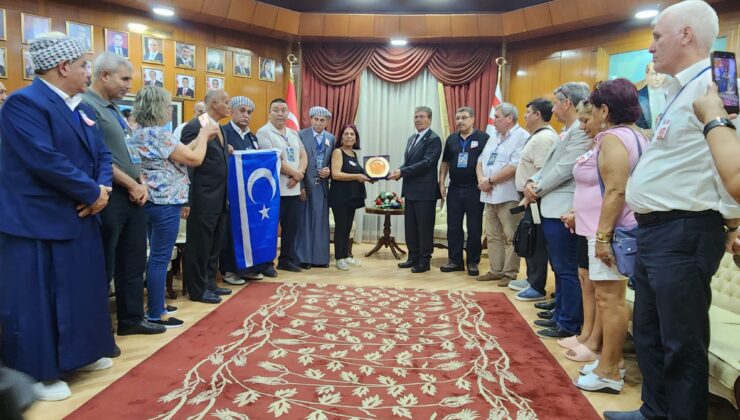 Üstel, yurtdışından sanatçıları kabul etti: Türk dünyasındaki yerimizi alıyoruz