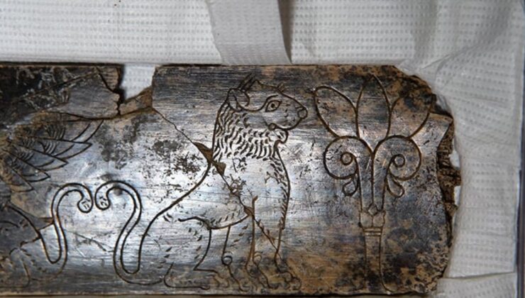 Hattuşa Antik Kenti’nde fil dişinden yapılmış 2 bin 800 yıllık süsleme parçası bulundu