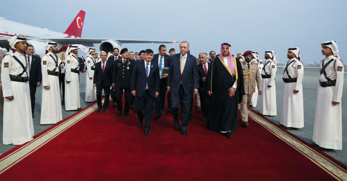 Cumhurbaşkanı Erdoğan, Katar’da