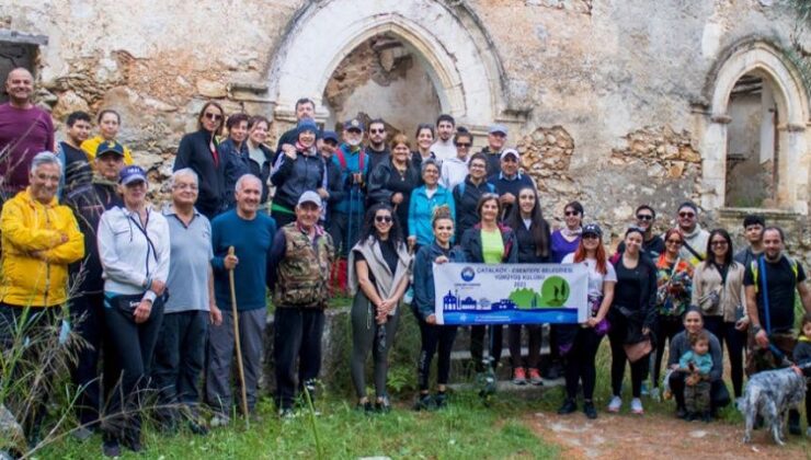 CTP Gençlik Örgütü Girne İlçesi ile Çatalköy-Esentepe Belediyesi Yürüyüş Kulübü, doğa yürüyüşü yaptı