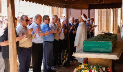 Cumhurbaşkanı Tatar, Adaoğlu’nun cenaze törenine katıldı