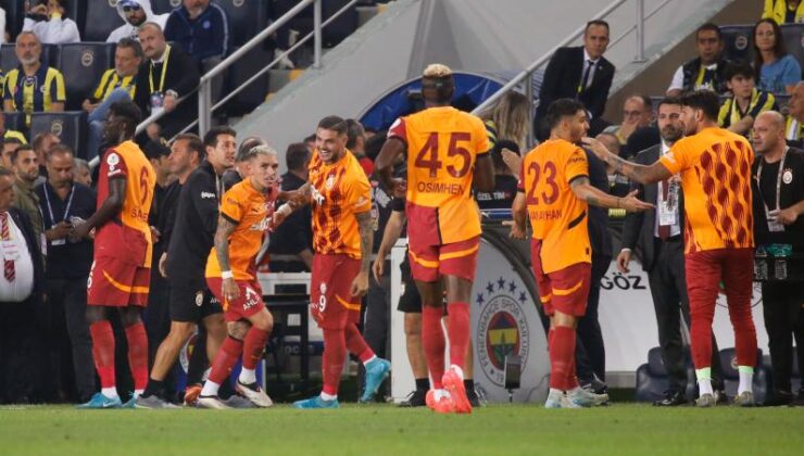 Dev derbide Galatasaray sevindi