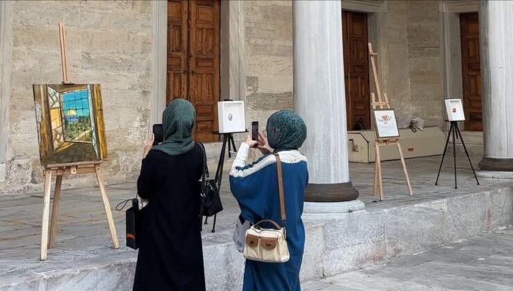 Filistin’e Boyanmak sergisi Üsküdar’da ziyarete açıldı