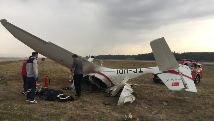 Bursa’da eğitim uçağı düştü, 2 pilot hayatını kaybetti