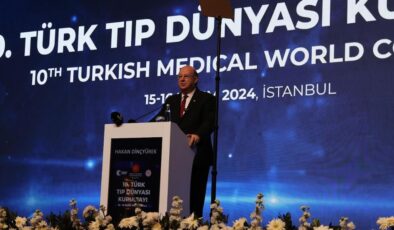 Sağlık Bakanı Dr. Dinçyürek, İstanbul’da düzenlenen 10. Türk Tıp Dünyası Kurultayı’na katıldı