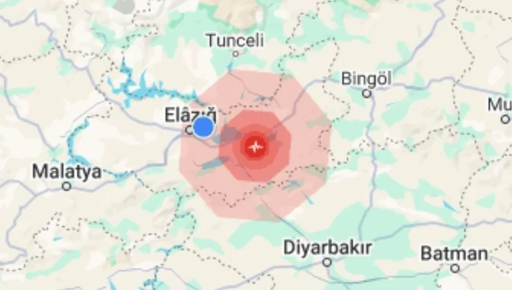 Elazığ’da 5 büyüklüğünde deprem meydana geldi..Yerlikaya: Herhangi olumsuz durum bulunmamaktadır