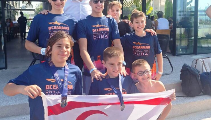 Kuzey Kıbrıs Su Sporları Federasyonu yüzücüleri, “Dubai Oceanman 2024”te dereceler elde etti